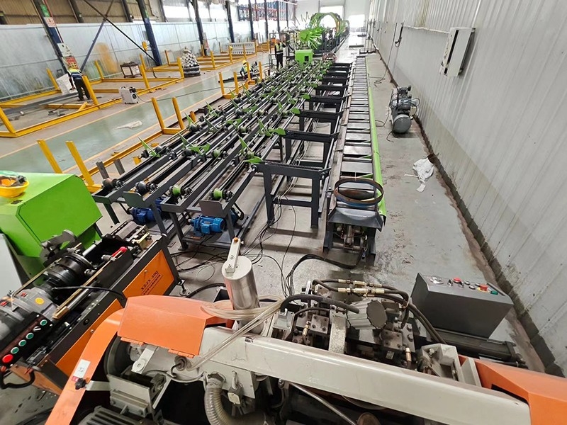 数控钢筋锯切套丝打磨生产线